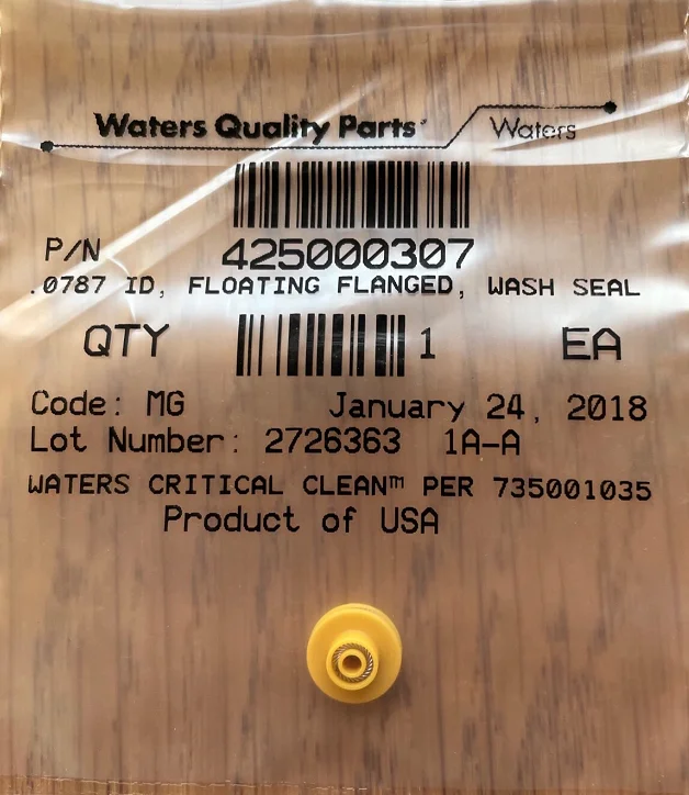 WATERS 425000307 Pump Clean Seal Ring