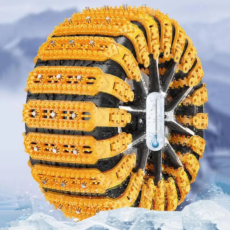 

Car Tire Chains For Snow 6x Anti Skid Snow Chains Anti-Skid Thickening Tire Chains Tire Traction Chain Thicken Wheel Tyre