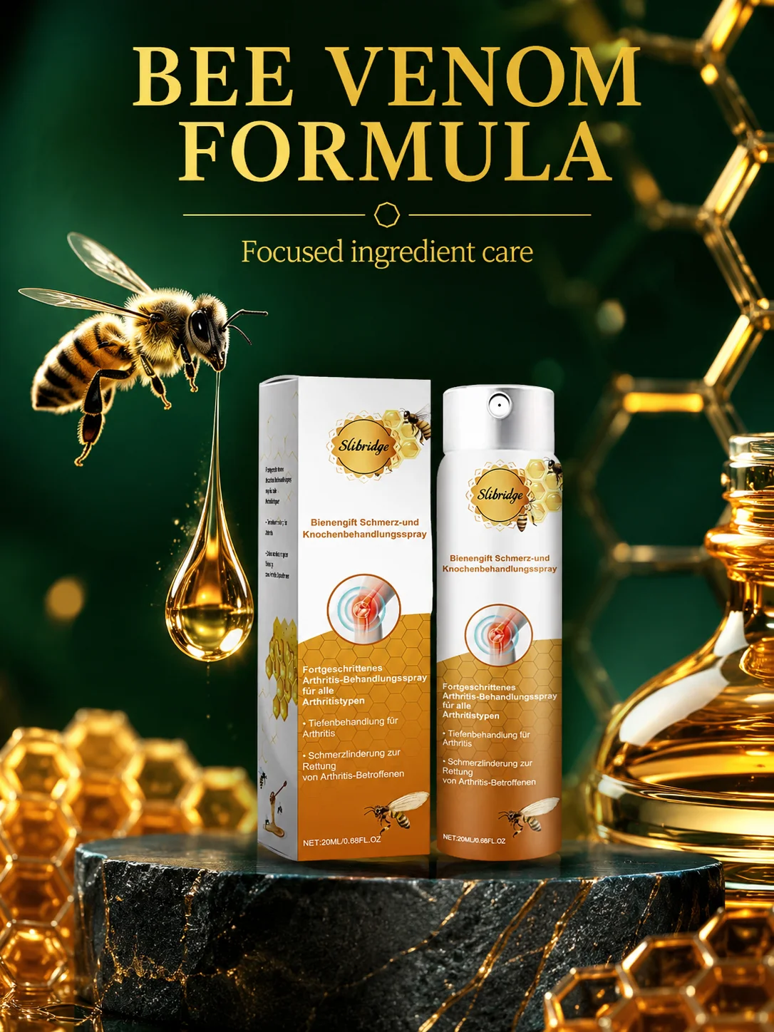 Joint Discomfort Relief Spray Soothes Arthritis Sensation Eases Joint Soreness Stiffness Daily Care for Knee Shoulder Men Women