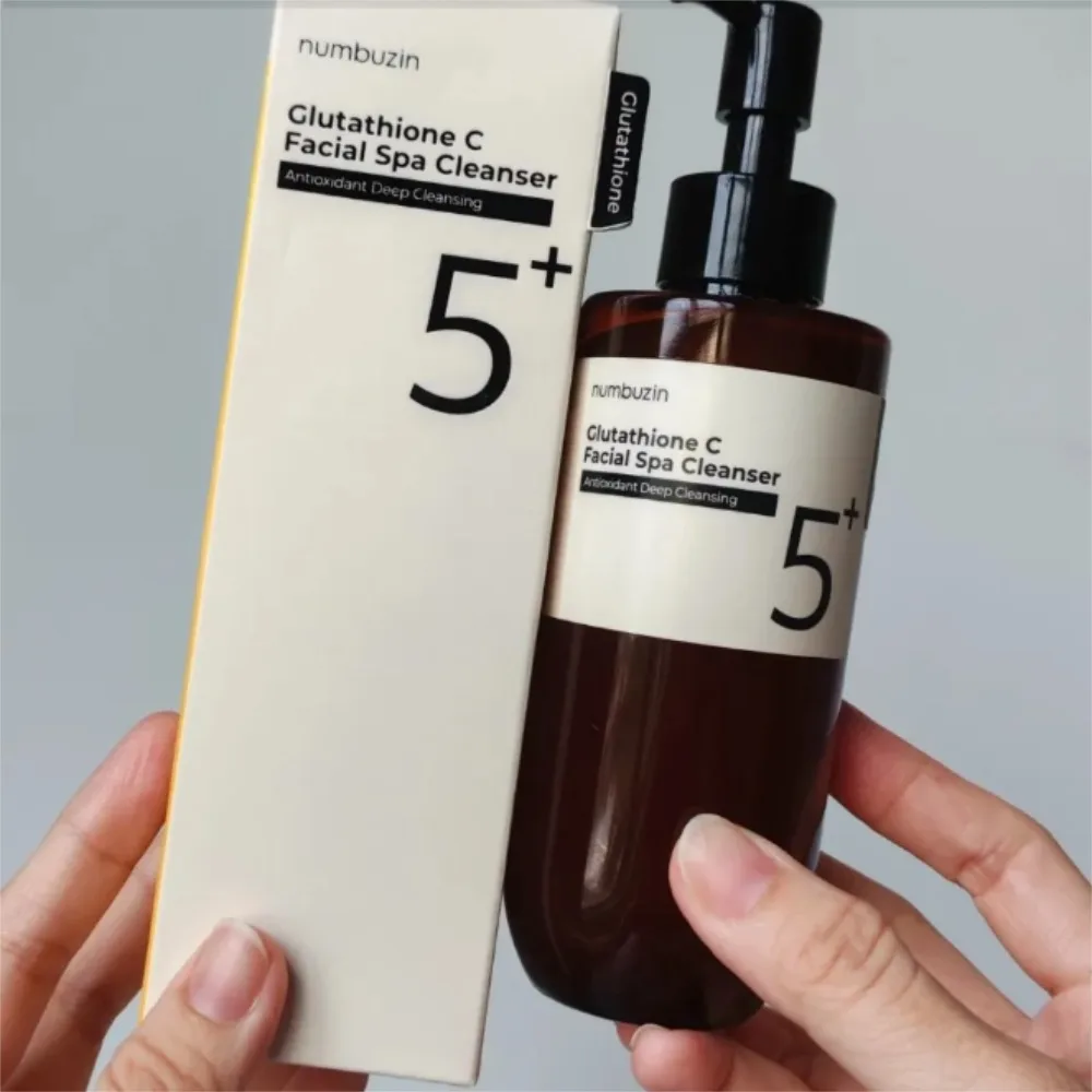 

Оригинальное корейское средство для снятия макияжа с ниацинамидом, 200 мл, осветляет тусклую кожу, Numbuzin No.5+ с глутатионом и витаминами, очищающее средство для лица, спа-уход