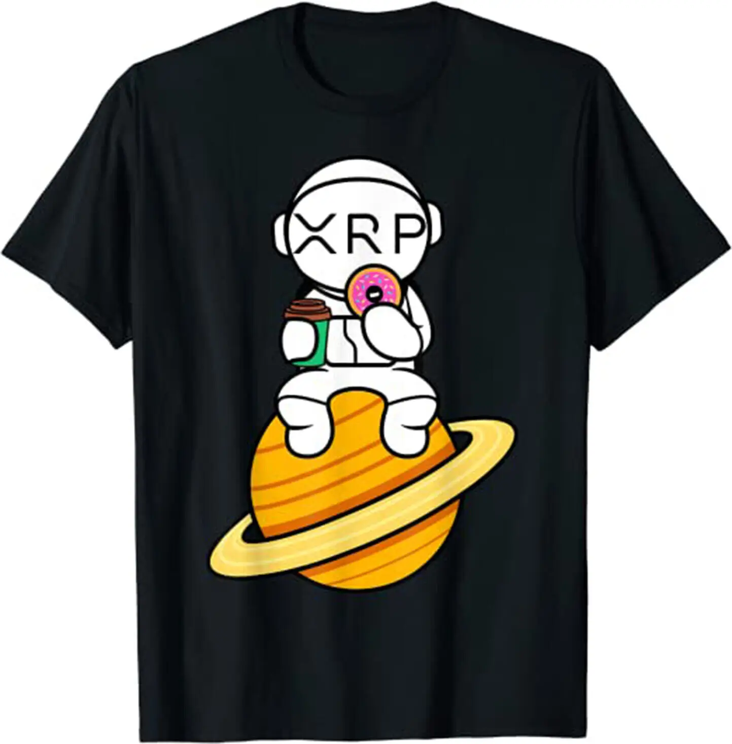 XRP Coin Crypto Currency to the Moon Astronaut T-Shirt, Coin,XRP Coin T-shirt