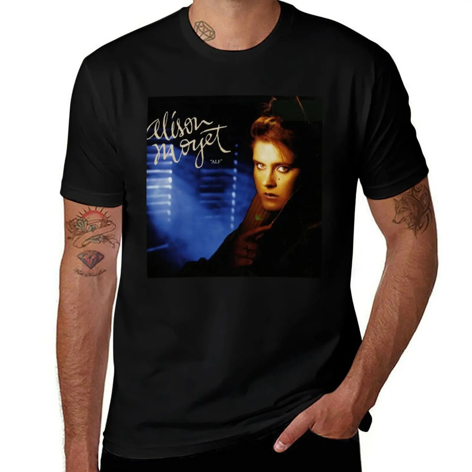 ALISON MOYET ALF T-Shirt blacks plus size clothes plus sizes t shirt for men