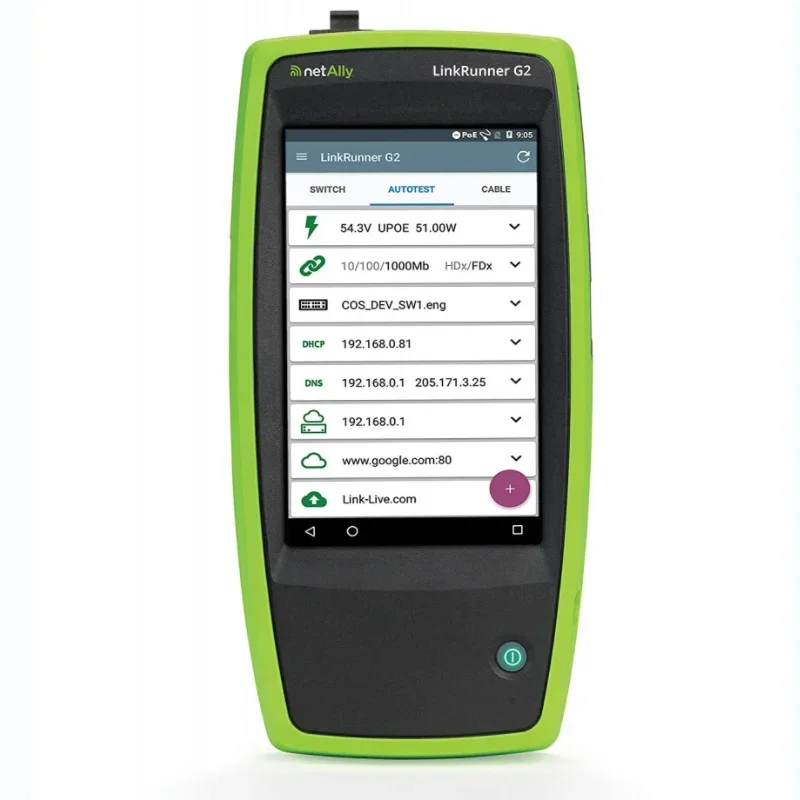 LinkRunner G2 향상된 스마트 네트워크 테스터