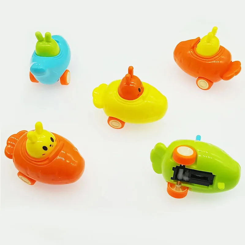 Mini lapin de dessin animé amusant pour enfants, jouet de puzzle créatif, voiture arrière de nervure de carotte, vacances amusantes, cadeau d'anniversaire, 5 pièces