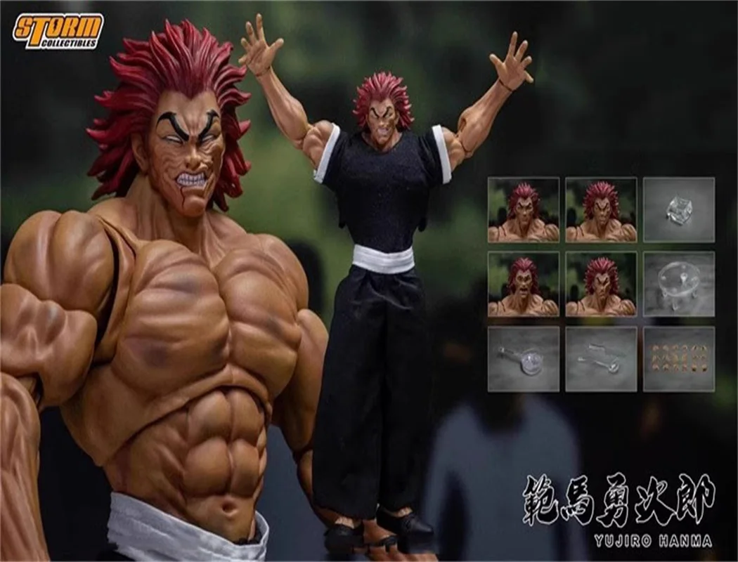 Original Genuine KIBK04 Storm Toys 1/12 YUJIRO HANMA Battle Damage Edition Full Set 6'' Action Figure Model Toy In Stock