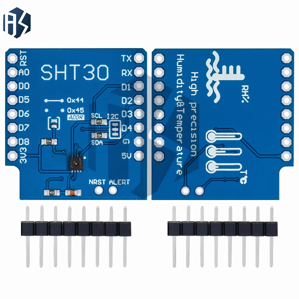 ‌ SHT30 I2C Экран датчика окружающей среды — высокоточный модуль температуры и влажности для WeMos D1 Mini