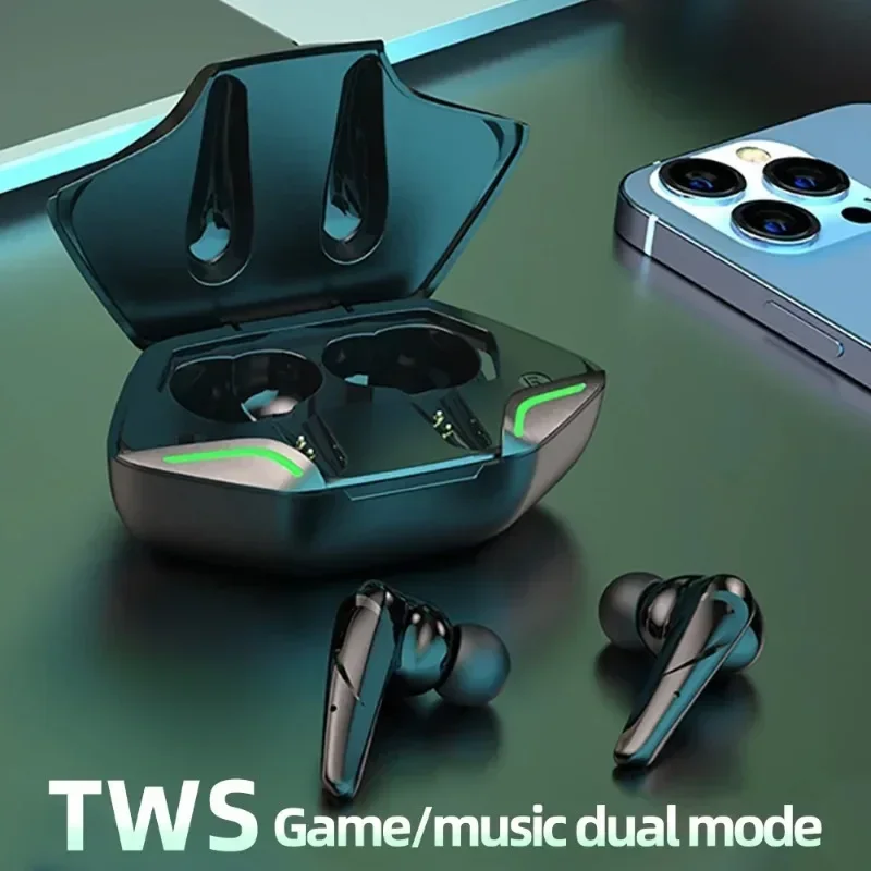 Беспроводные наушники X15Pro TWS, Bluetooth-гарнитура для любителей игр, бас-наушники, спортивный микрофон, наушники-вкладыши с шумоподавлением