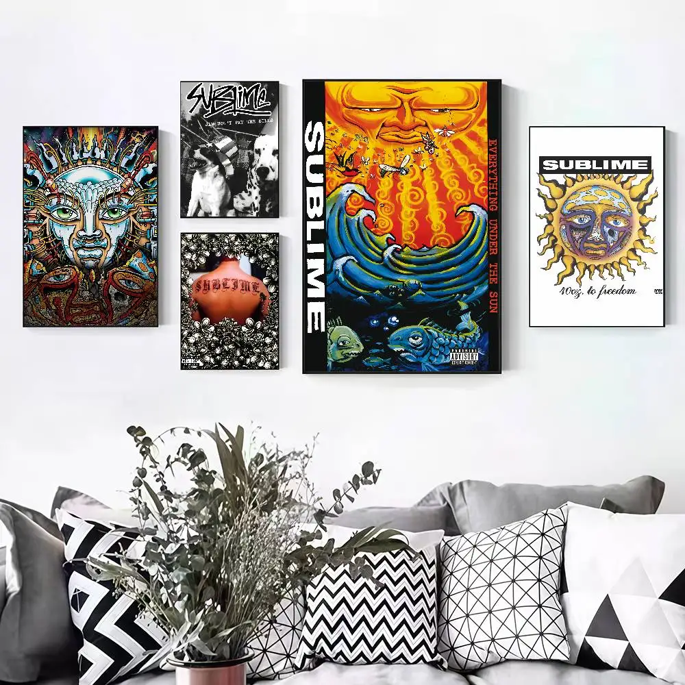 S-Sublime Until The Sun Explodes Peelable Self-adhesive Poster Stickers Are Suitable For Frameless Wall Decoration In A Room