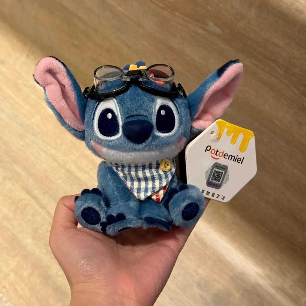 سلسلة ستيتش من القطيفة على شكل حقيبة ديكور لعبة سلسلة مفاتيح محشوة ناعمة لشخصية الفيلم هدية عيد ميلاد لطيفة قابلة للجمع للأطفال