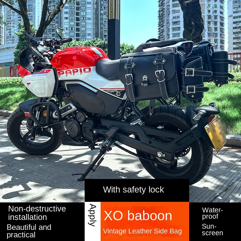 For compatible with Spring Breeze XO Baboon Adventurer modification accessories Racing Driver waterproof side bag and hanging ba