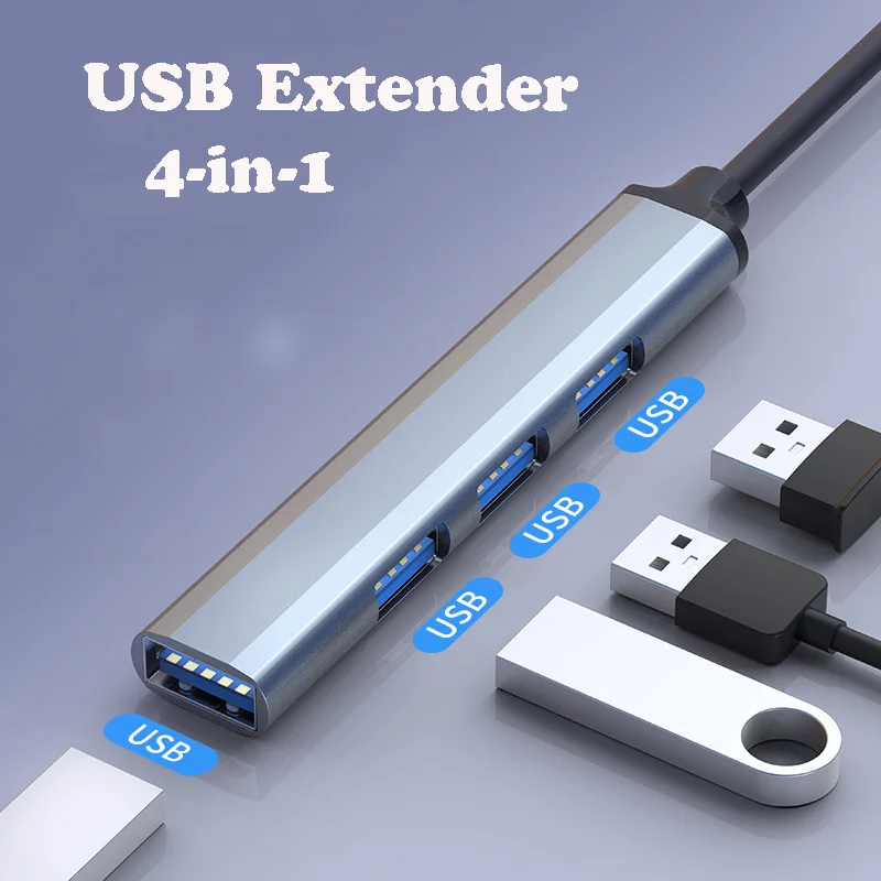 USB Hub Type C Hub USB3.0 OTG 4 Port USB C HUB Multi Splitter Adapter Laptop Computer Accessories For Xiaomi Lenovo Macbook Pro