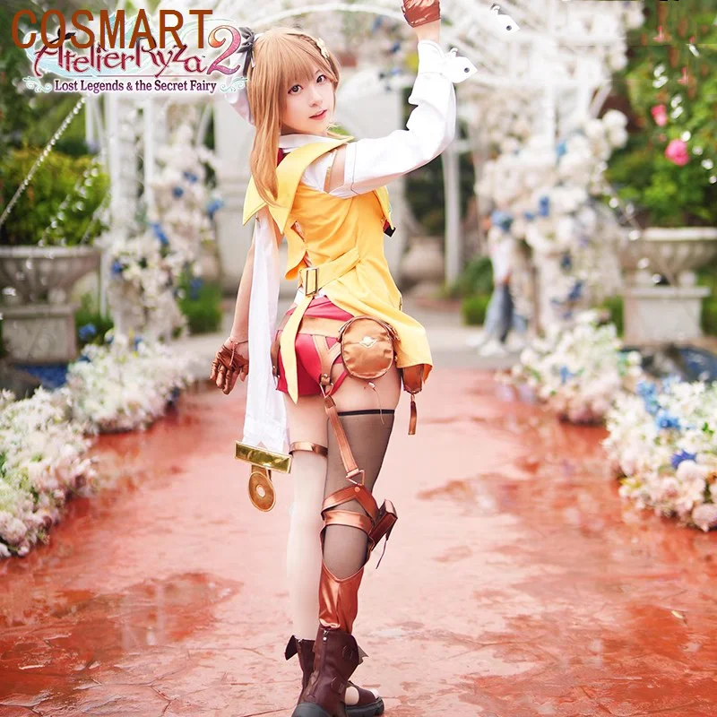 COSMART Anime Atelier Ryza 2 Lost Legends & The Secret Fairy Reisalin Stout Game Suit Sweet Lovely Uniform Cosplay Costume