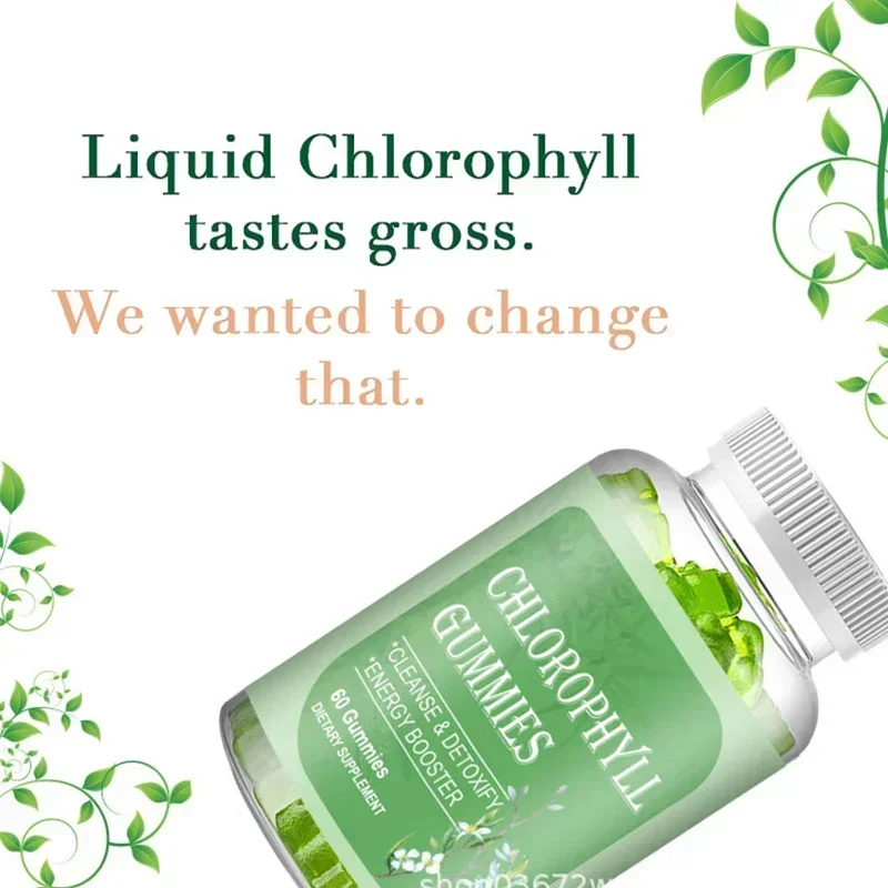 1 bottle of chlorophyll beauty and brightening promoting metabolic health food