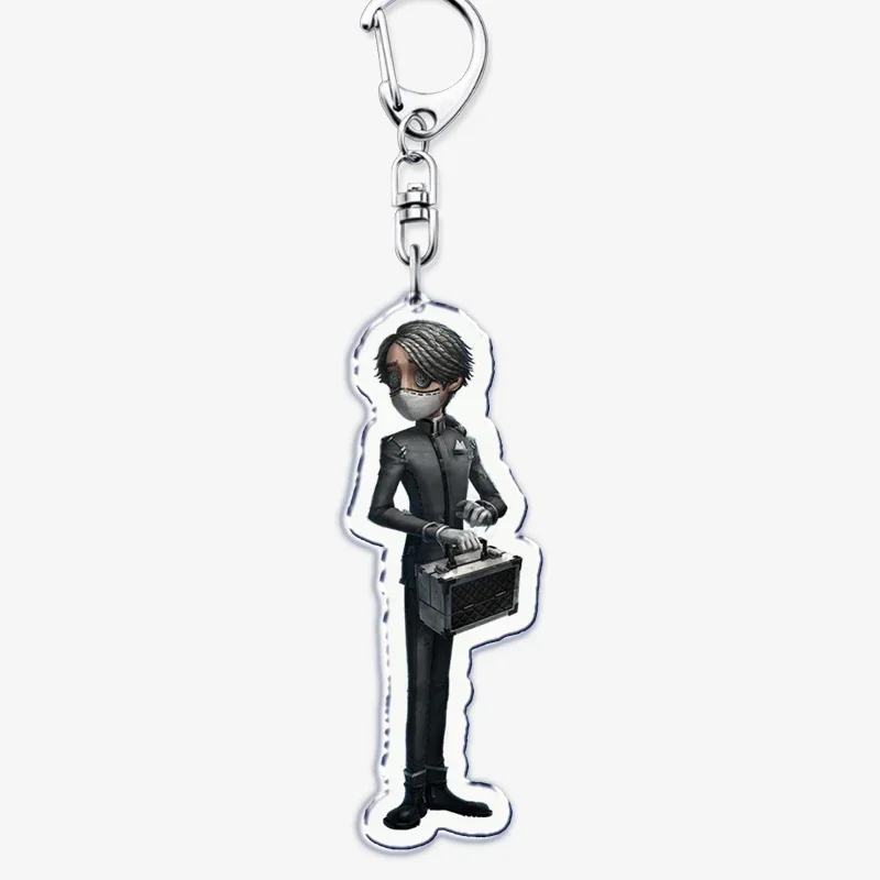 Popular Game Identity V Keychains Ring for Accessories Bag Detective Reporter Survivors Hunters Pendant Key Chain Jewelry Gifts