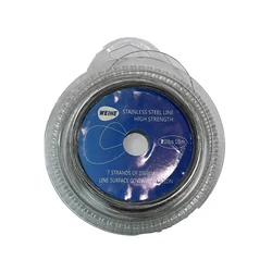 Stainless Steel Fishing Line 10M 7 Strands 10LB-200LB Trace Nylon Coated  High Strength Lure Leader Wire for Saltwater