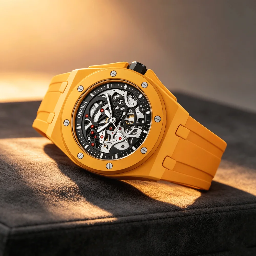 Nuevo Reloj Automático ONOLA 3 - Luxury Watch Hublot reseña y precio