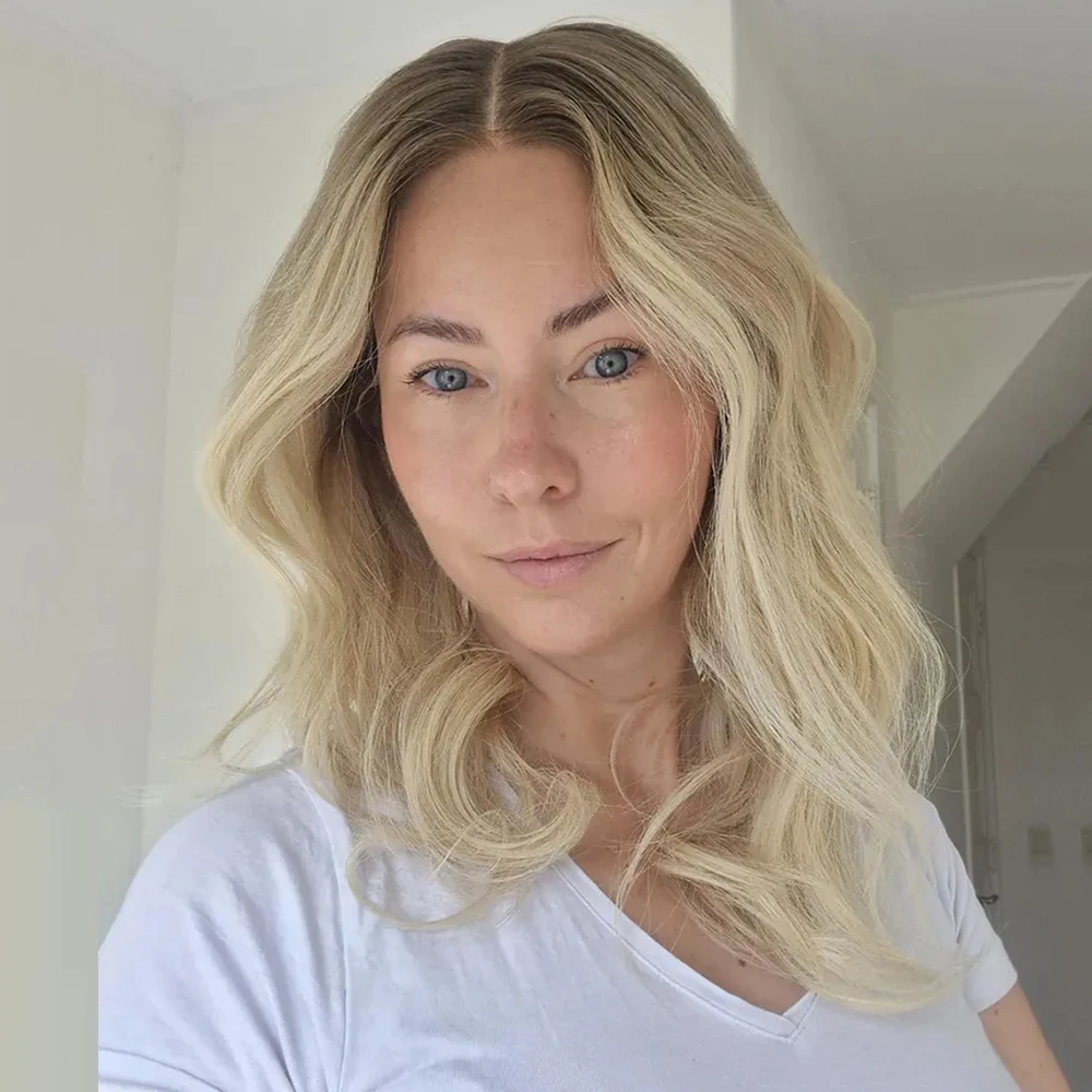 

Индивидуальный парик из синтетического волокна HD Lace, светло-русый балаяж, 13x4, с кружевной передней частью, без клея, с эффектом пепельных корней, короткий волнистый парик