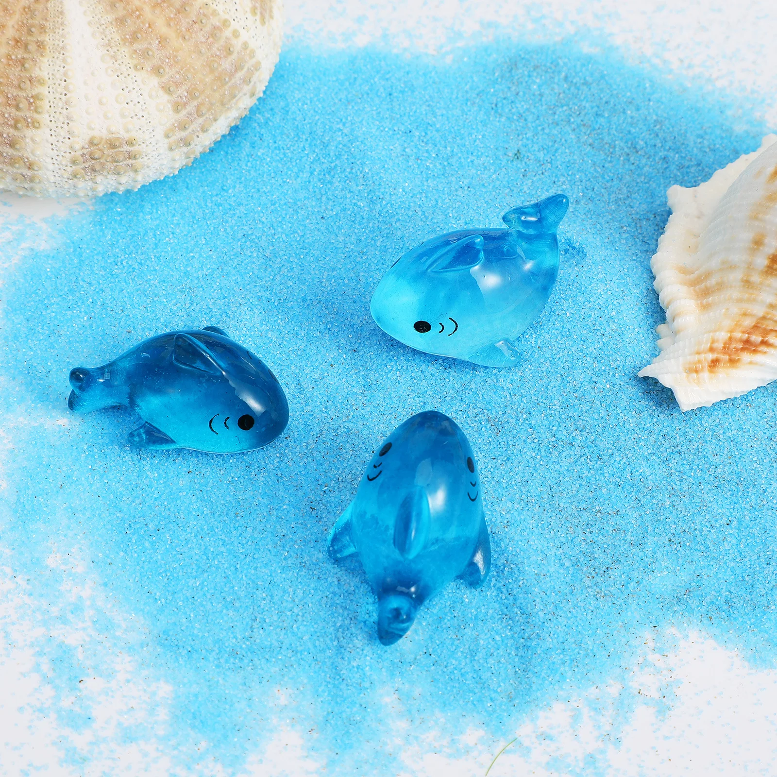 

6Pcs Miniature Shark Resin Figures Wear Resistant Ocean Animals Aquarium Decor Tiny Resin Miniatures Fish Tank Decorations