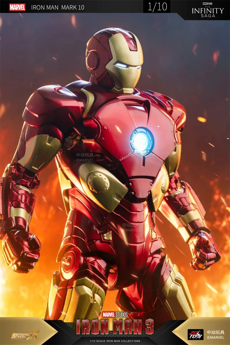 Original ZD Spielzeug Iron Man Tony Stark MK9 MK14 MK12 MK27 MK15 MK35 MK22 MK40 Hammerhead Action Figur Anime Sammeln Modell Geschenke – Detail 16