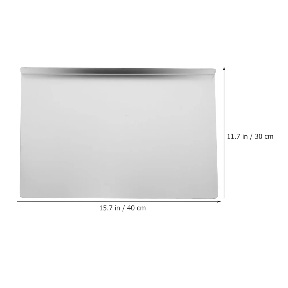 

Stainless Steel Chopping Kitchen Worktop Cutting Dough Kneading Board Multi Functional Hole Design Space Saving Non Stick Easy