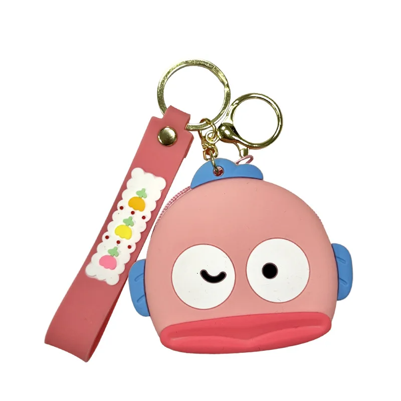 miniso Creative and cute coin purses, keychains, bags, pendants, cartoon key chains, pendants, earphone cases
