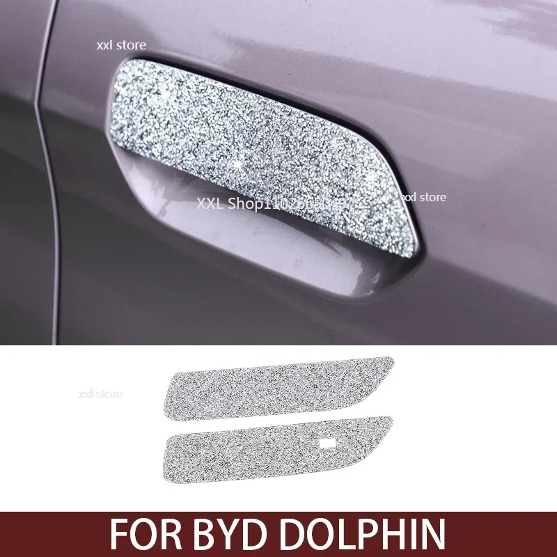 Car Door Handle Edge Diamond Anti Scratch Protection Strips For BYD Dolphin Auto Reading Light Seat Adjustment Accessories