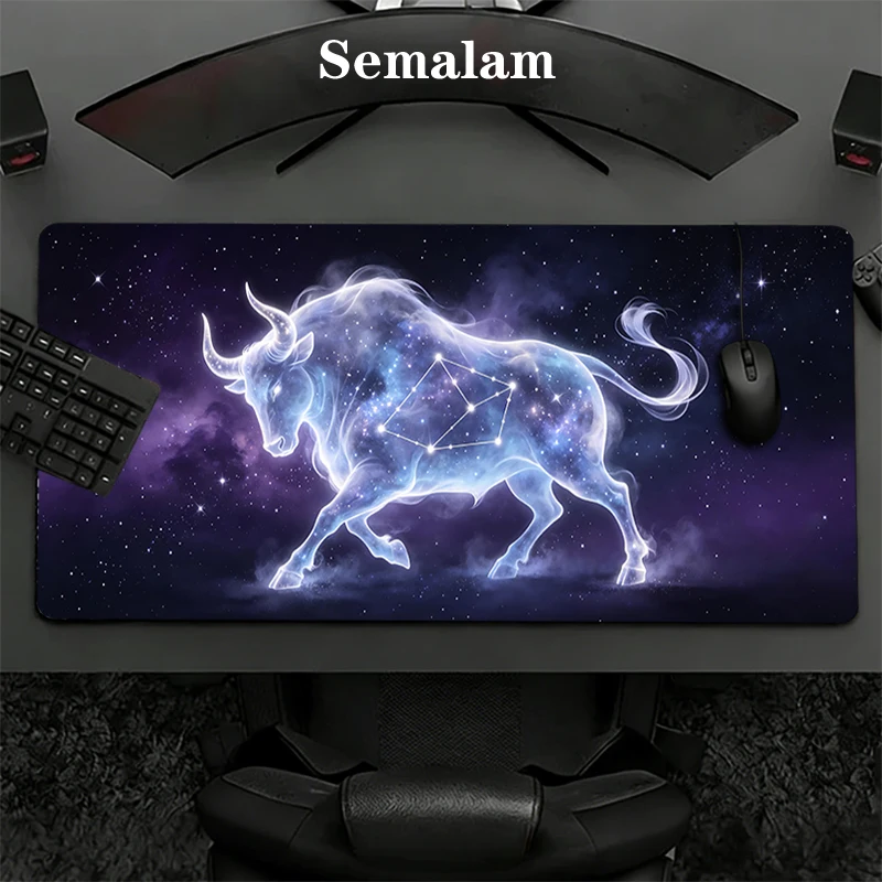 

Starry Dream Twelve Constellation Design Mouse Pad Large Desk Mat for Gaming Office Anime Cute Table Mat Computer PC Accessories