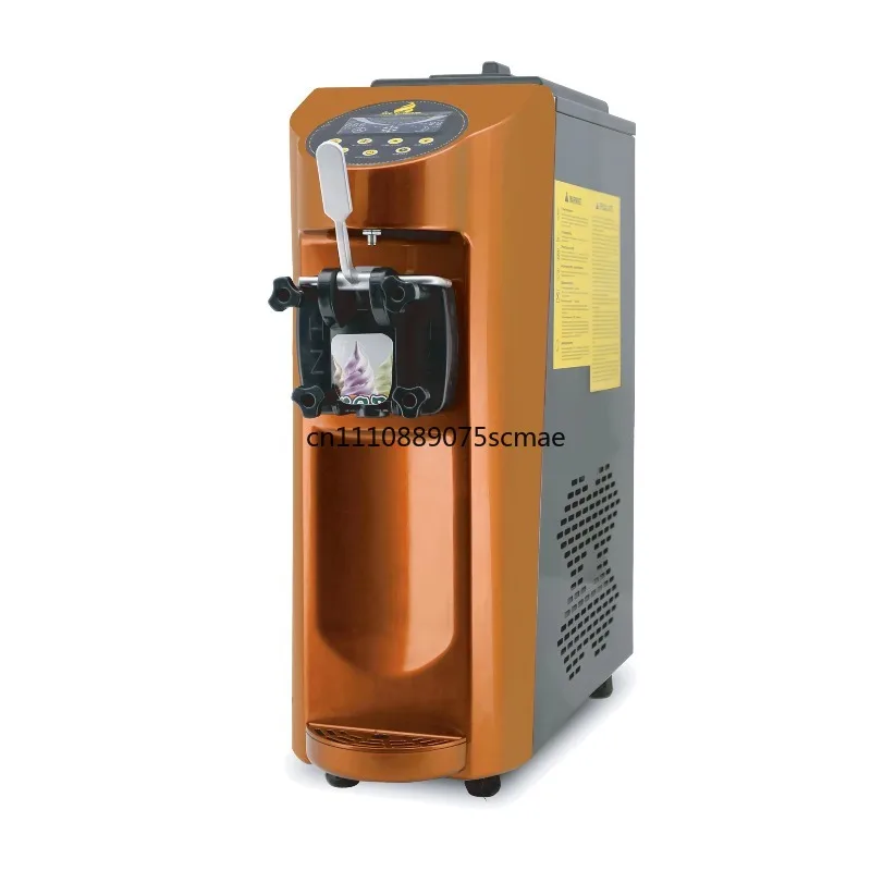 Commercial Soft Ice Cream Machine Frozen Dessert Maker High Efficiency Equipment For Snack Bar Cafe