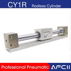 CY1R CY3R Magnetically Coupled Rodless Cylinder Direct Mount Type CY1R6 CY1R10 CY1R15 CY1R20 CY1R25 CY1R32 stroke100-500