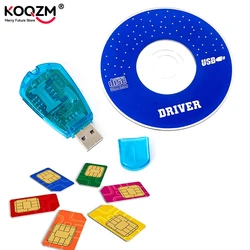 USB SIM Copy/Cloner Kit SIM Card Reader GSM CDMA SMS Backup + CD Card Reader