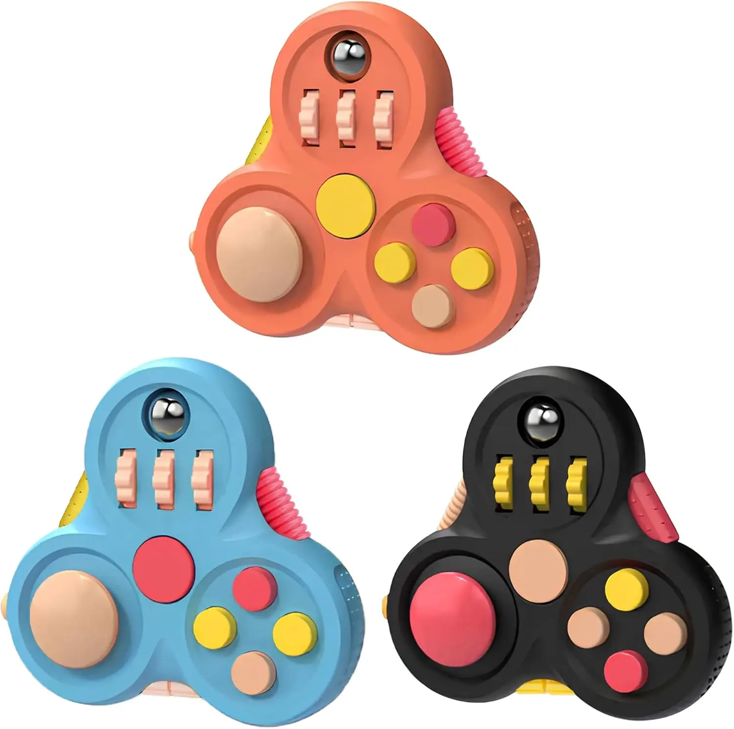 Brinquedos sensoriais do spinner do alívio do estresse para o autismo, alívio da ansiedade, brinquedos do TDAH, almofada sensorial do spinner do fidget