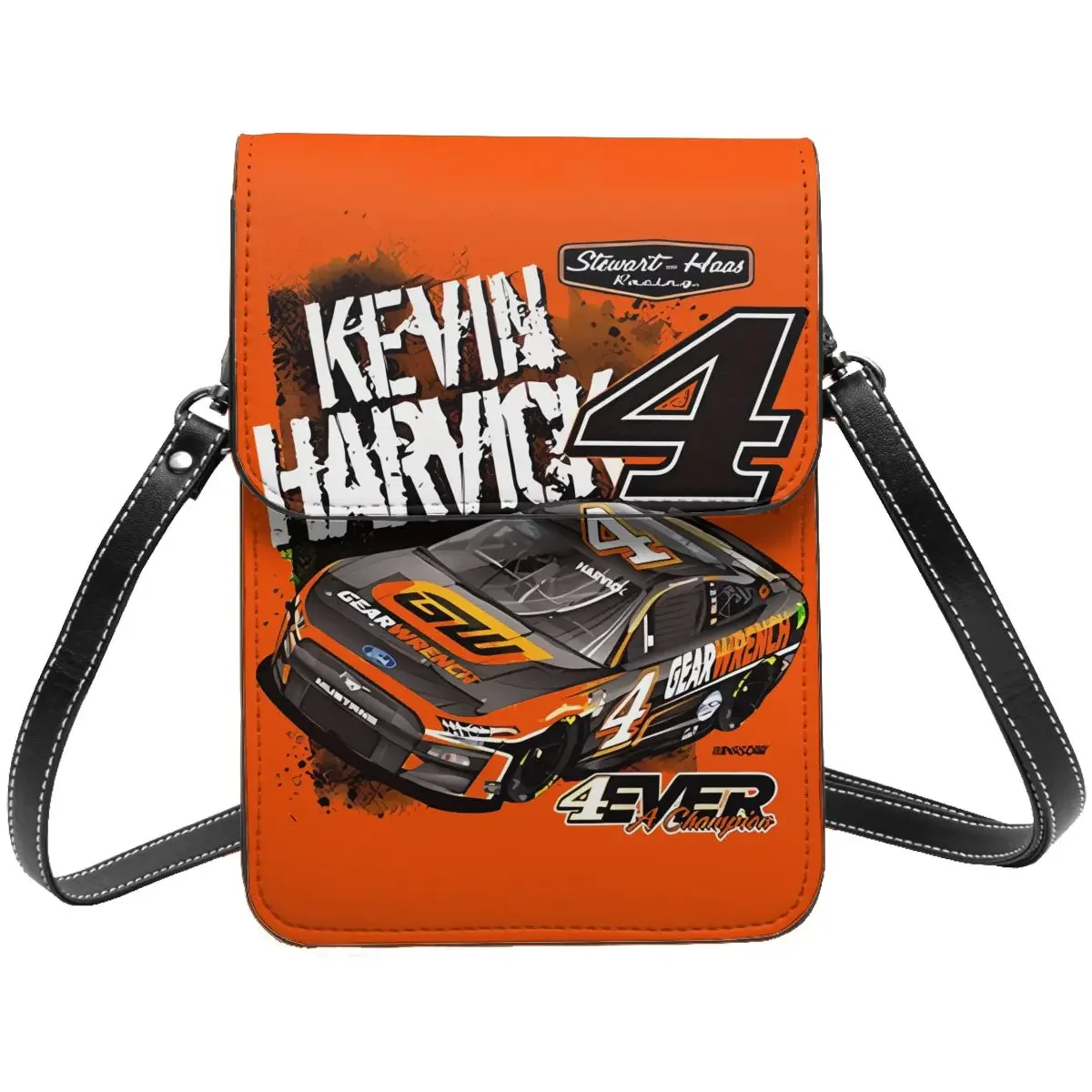 Kevin Harvick 4 Crossbody Wallet Cell Phone Bag Shoulder Bag Cell Phone Purse Adjustable Strap