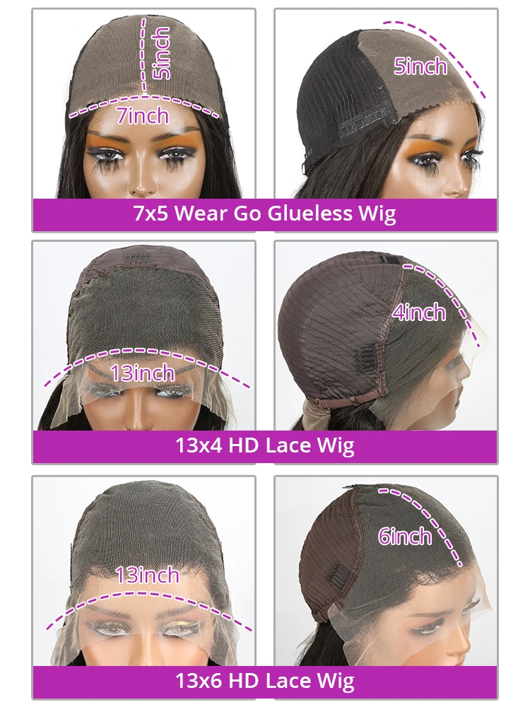 30 40 46 بوصة موجة المياه مجعد الدانتيل شعر مستعار أمامي 13x6 HD موجة عميقة الدانتيل الباروكة الأمامية غلويليس خصلات الشعر المستعار الإنسان للنساء 300% الكثافة #6