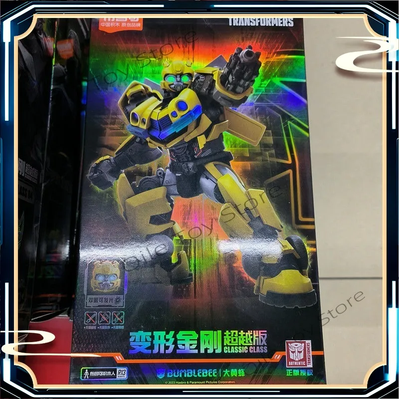 Em estoque blokees brinquedos transformados opcommander abelha amarela thor onda de choque onda sonora ferro figura ação coleção presente