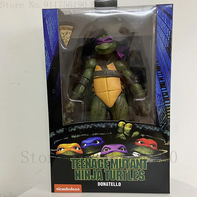 Film NECA Mutant Ninja Turtles Actionfigur Raphael Donatello Michelangelo Leonardo Shredder Krang Figuren Spielzeug – Detail 17