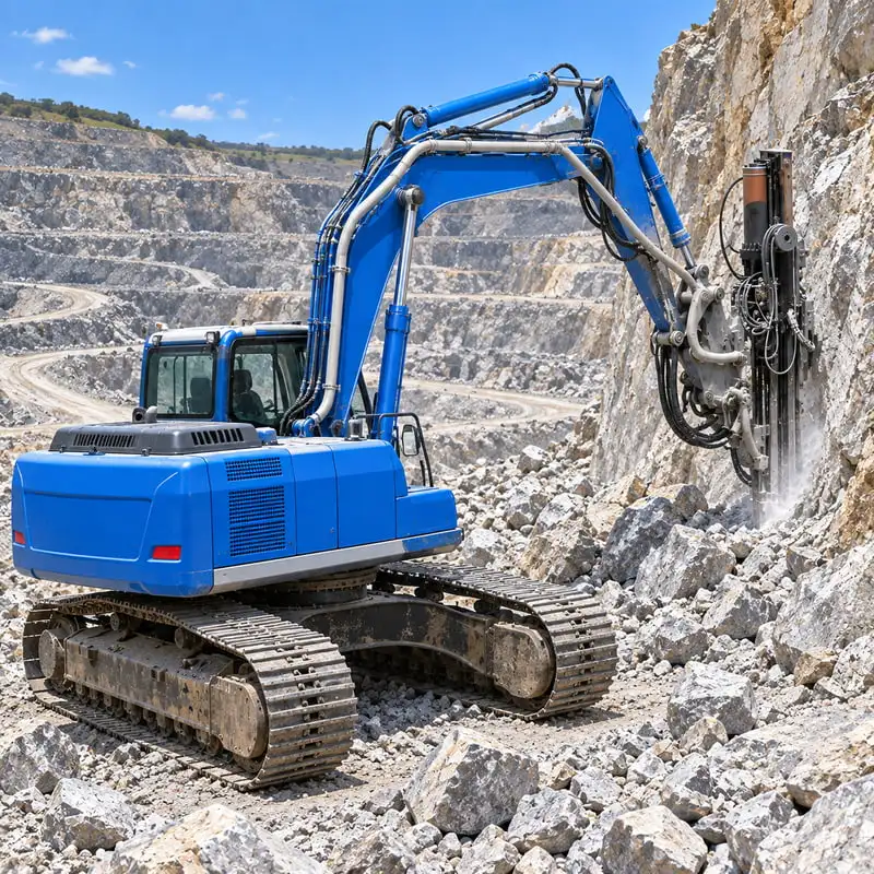 Integrated Rock Drill with Heavy Rock Breaking Power Customized Rock Drill Splitter Powerful for Foundation Pit Excavation