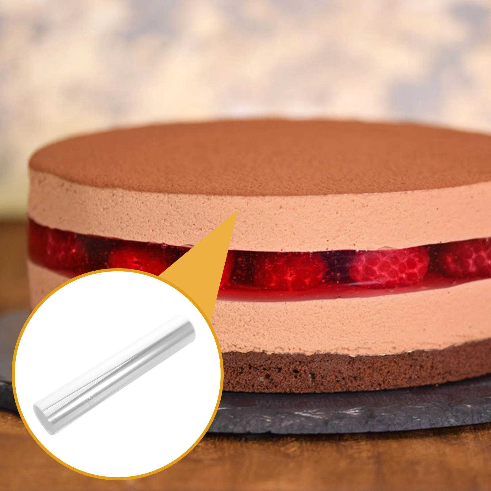 

Thickened Sturdy Transparent Cake Collar Reusable Edge Strip For Mousse Shaping Baking Decoration Diy Supplies Wrap Sheet