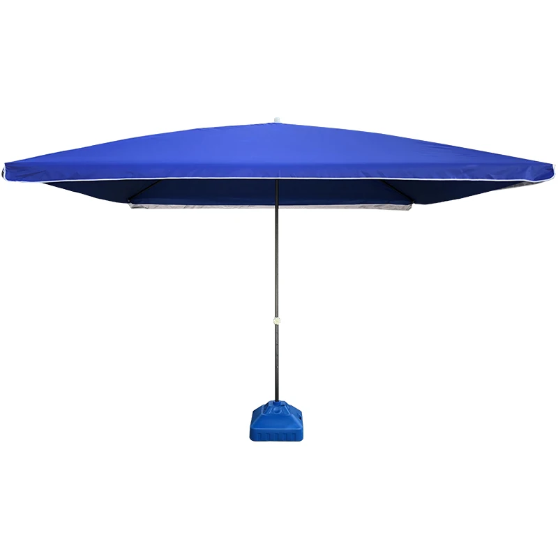 Large outdoor sunshade umbrella, stall umbrella, sun  courtyard  double-layer square beach