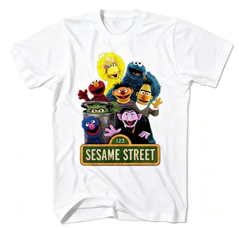 The 2026 classic men's Sesame Street T-shirt for Spring and Summer has been unveiled. It is soft and adorable.