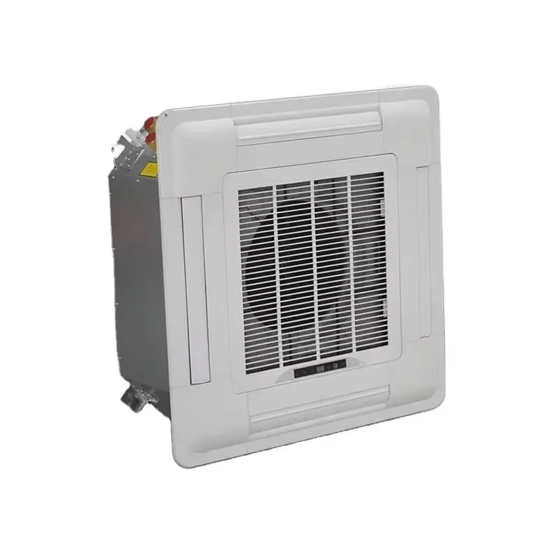 CE certified four-way box fan coil unit 2 pipe ceiling AC 500CFM high efficiency