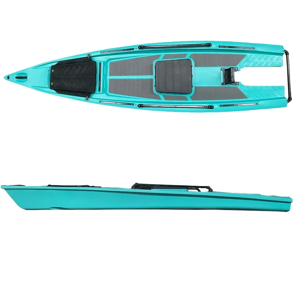 Hot Sale 4m 14ft High Quality River Sea Solo Skiff Boat Fishing Kayak With Motor Skiff Boats for Sale