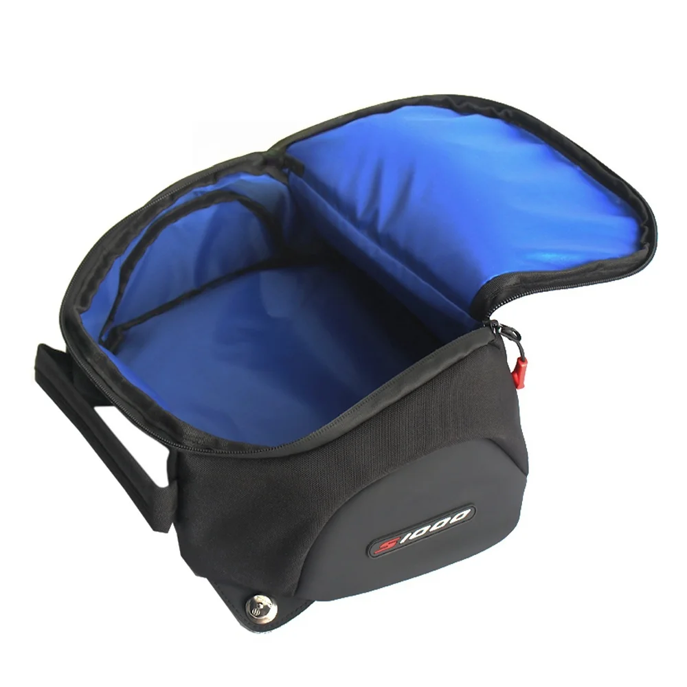 لسيارات BMW S1000RR/S1000R حقيبة خزان الوقود المعدلة، حقيبة سفر مريحة وسريعة التفكيك مقاومة للماء 6 لتر 18-25 #5