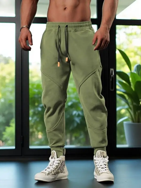 

Loose Men's een Spring Autumn Sports Pants Casual Jogging Training Trousers with Dstring Fitn Running Sweatpants