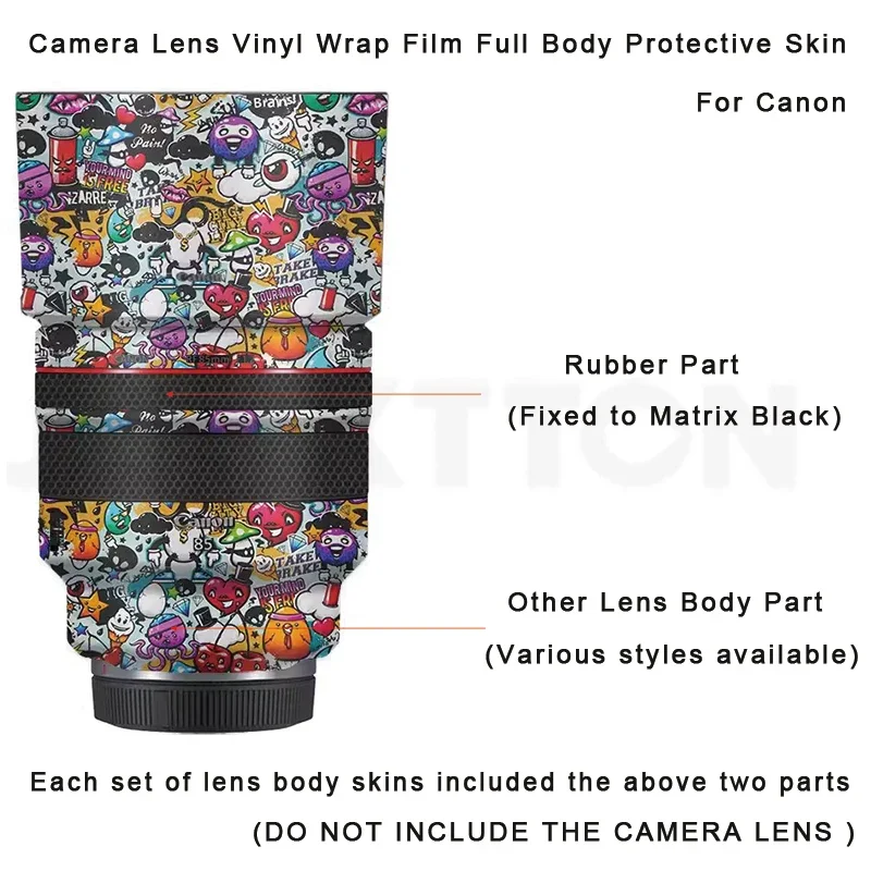 85 1.2 Camera 3M Vinyl Wrap Film Lens Body Decal Skin Protective Sticker Protector Coat for Canon RF 85mm F1.2 L USM RF85 RF85mm