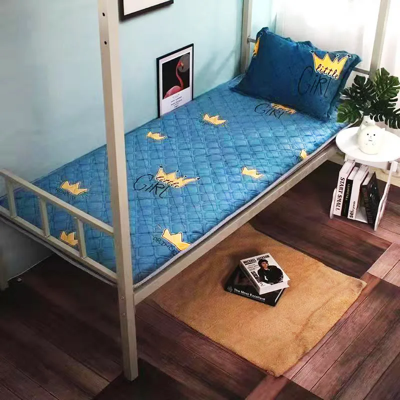 Student dormitory folding mattress floor thickened soft pad tatami mattress folding floor mattresses image 3