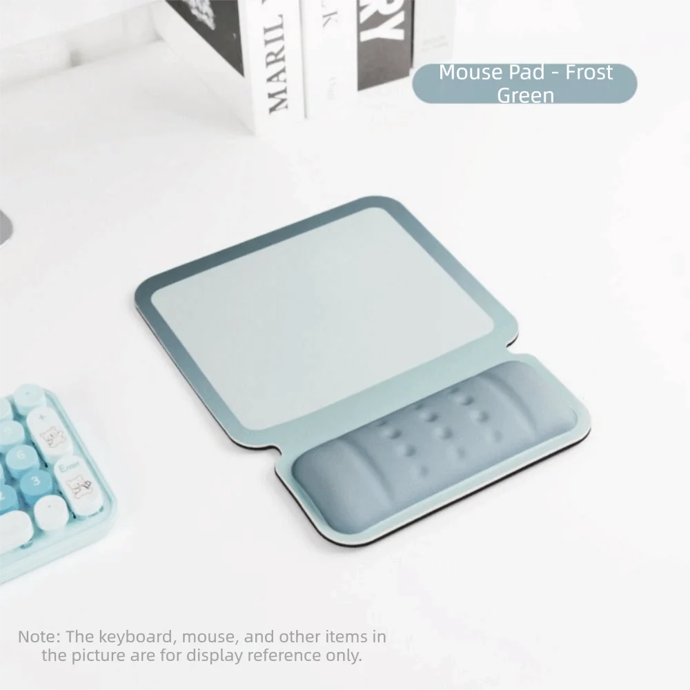 Breathable Ergonomic Keyboard Wrist Support Soft Non-Slip Base Wrist Support Pad Slow Rebound Washable Wrist Rest Pad Laptop