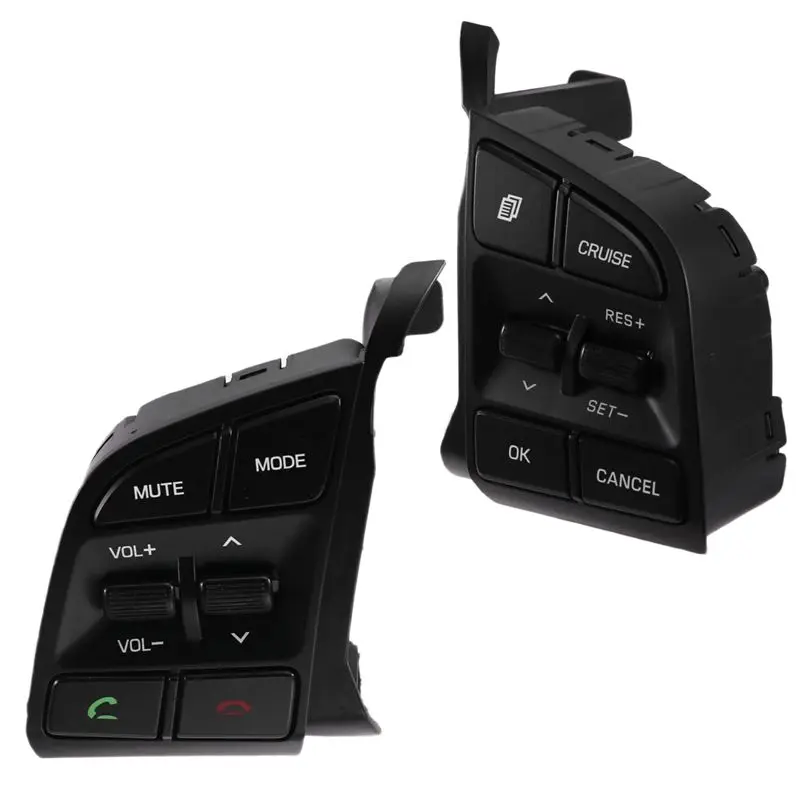ABHX-Steering Wheel Cruise Control Remote Volume Button Switch 96710-D3500 96720-D3200 For Tucson 2015-2019