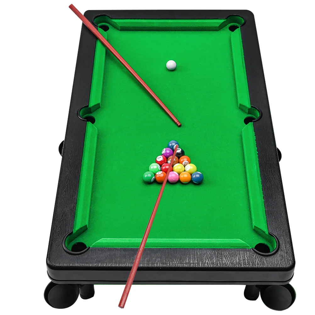 Indoor Parent-child Toys Small Pool Table for Kids Plastic Boys Billiard Game Plaything