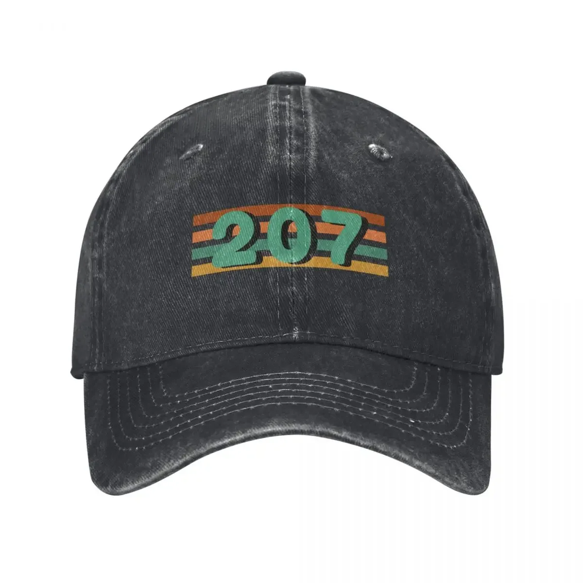 Maine Area Code 207 Baseball Cap Icon custom Hat Visor western Hat Hats For Women Men's