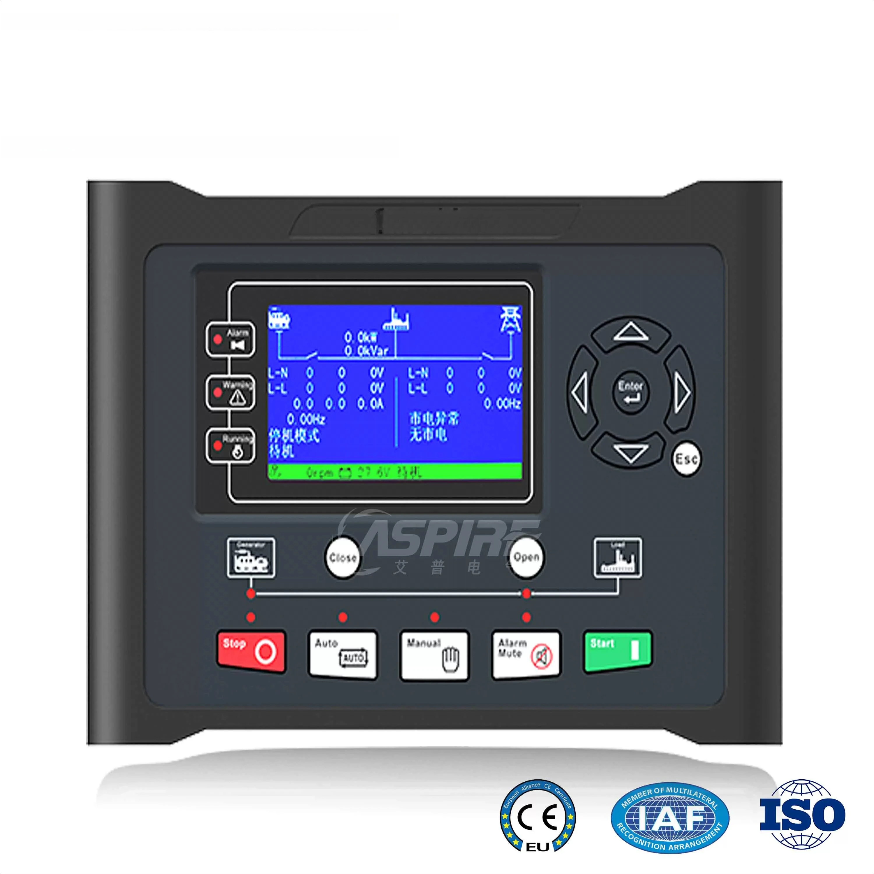 

HGM9510 Controller Diesels Generator Set Control Panel Original Display